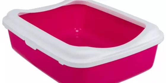 Trixie Katzentoilette Classic mit Rand - pink/weiß ansehen