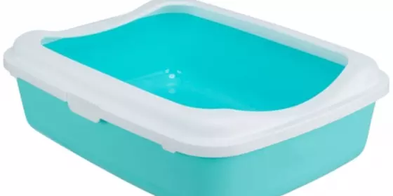 Trixie Katzentoilette Classic mit Rand - mint/weiß ansehen